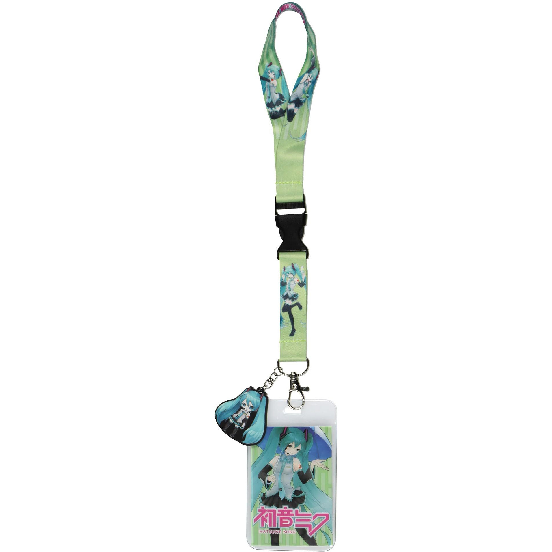 Hatsune Miku Merch Wristlet Keychain Lanyard Hand Wrist Lanyard Strap For Keys  Id Badge Holder  Wallet  Cell Phone