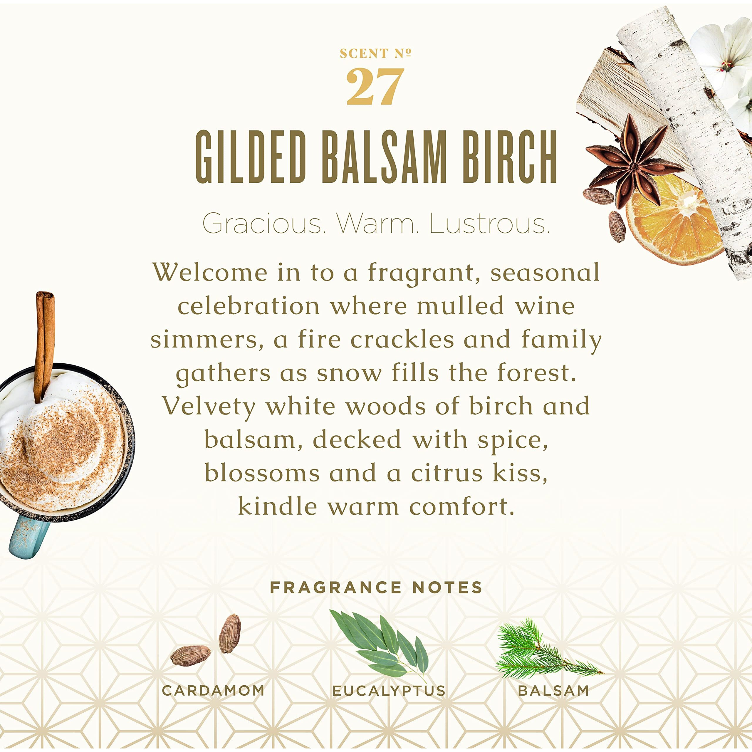 Caldrea Linen And Room Spray Air Freshener  Made With Essential Oils  Plant-Derived And Other Thoughtfully Chosen Ingredients  Gilded Balsam Birch  16 Oz