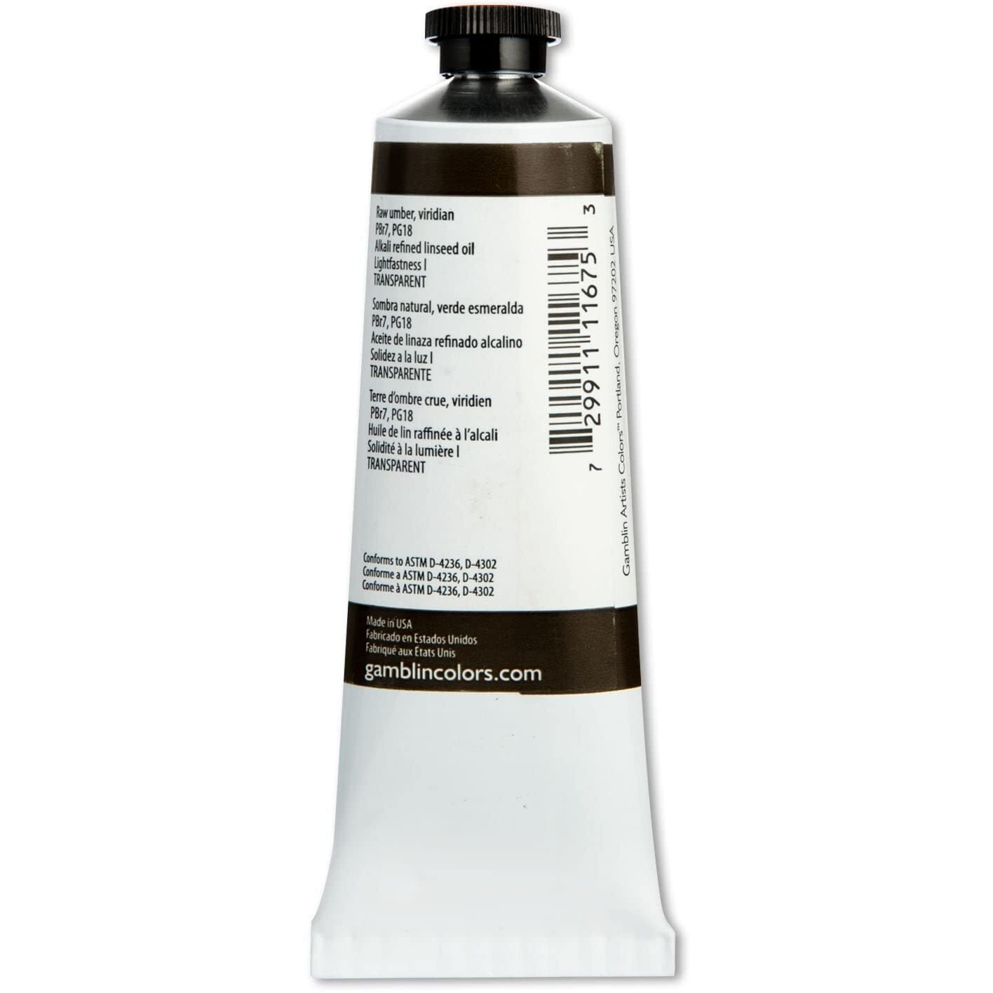 Gamblin Artist's Oil Colors Terre Verte 37 Ml