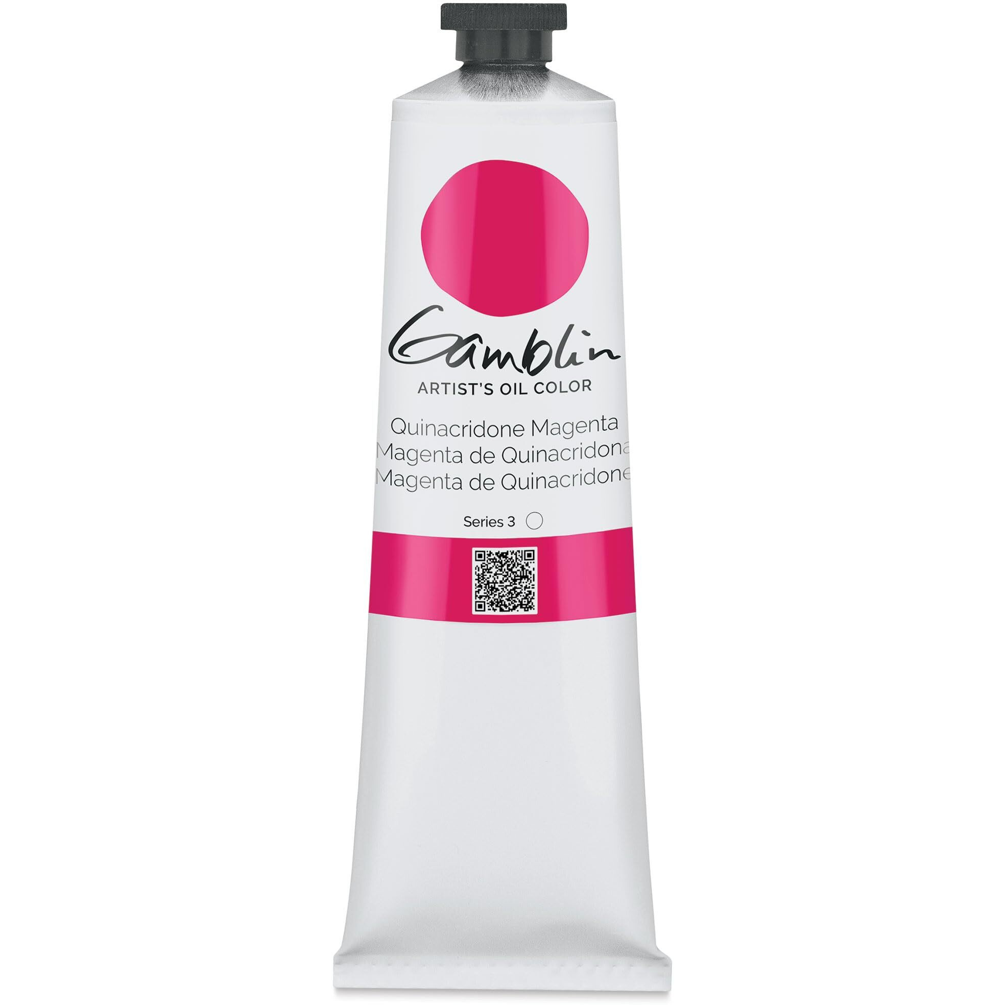 Gamblin Artist Oil Color - Quinacridone Magenta - 150 Ml Tube