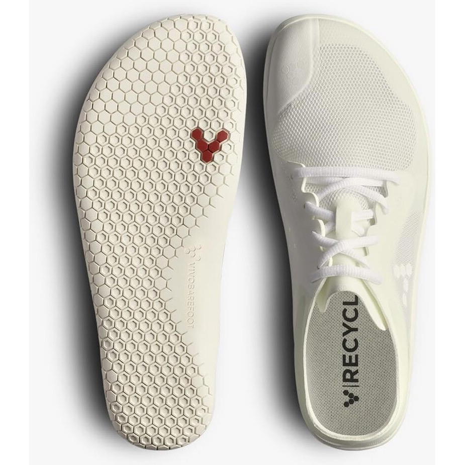 Vivobarefoot Primus Lite Iii Mens Barefoot Shoes | Build Strength  Balance & Mobility | Lightweight For Training & Running | Wide Fit Grounding Shoes | Vegan Bright White