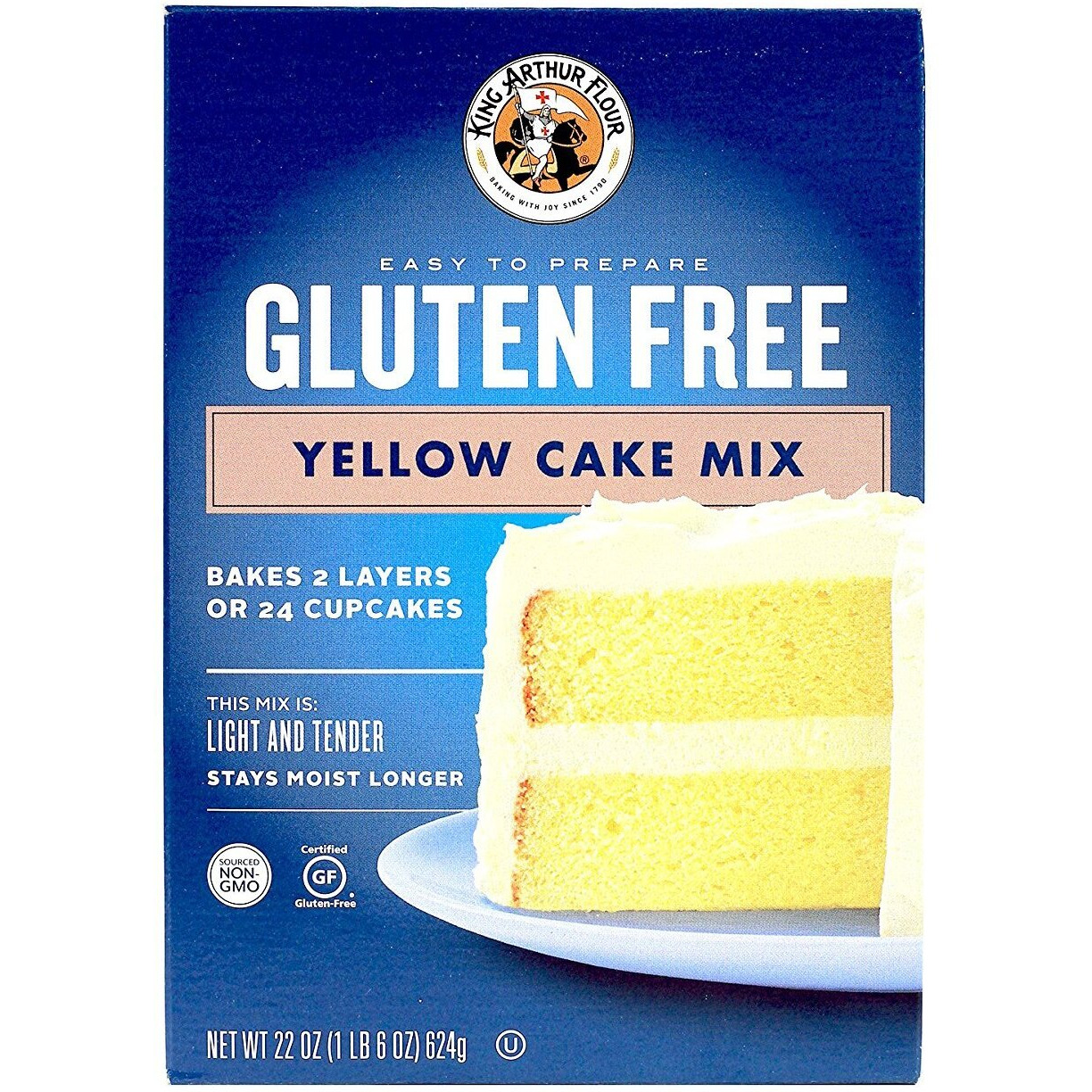 King Arthur Yellow Cake Mix - Case Of 2 - 22 Oz.