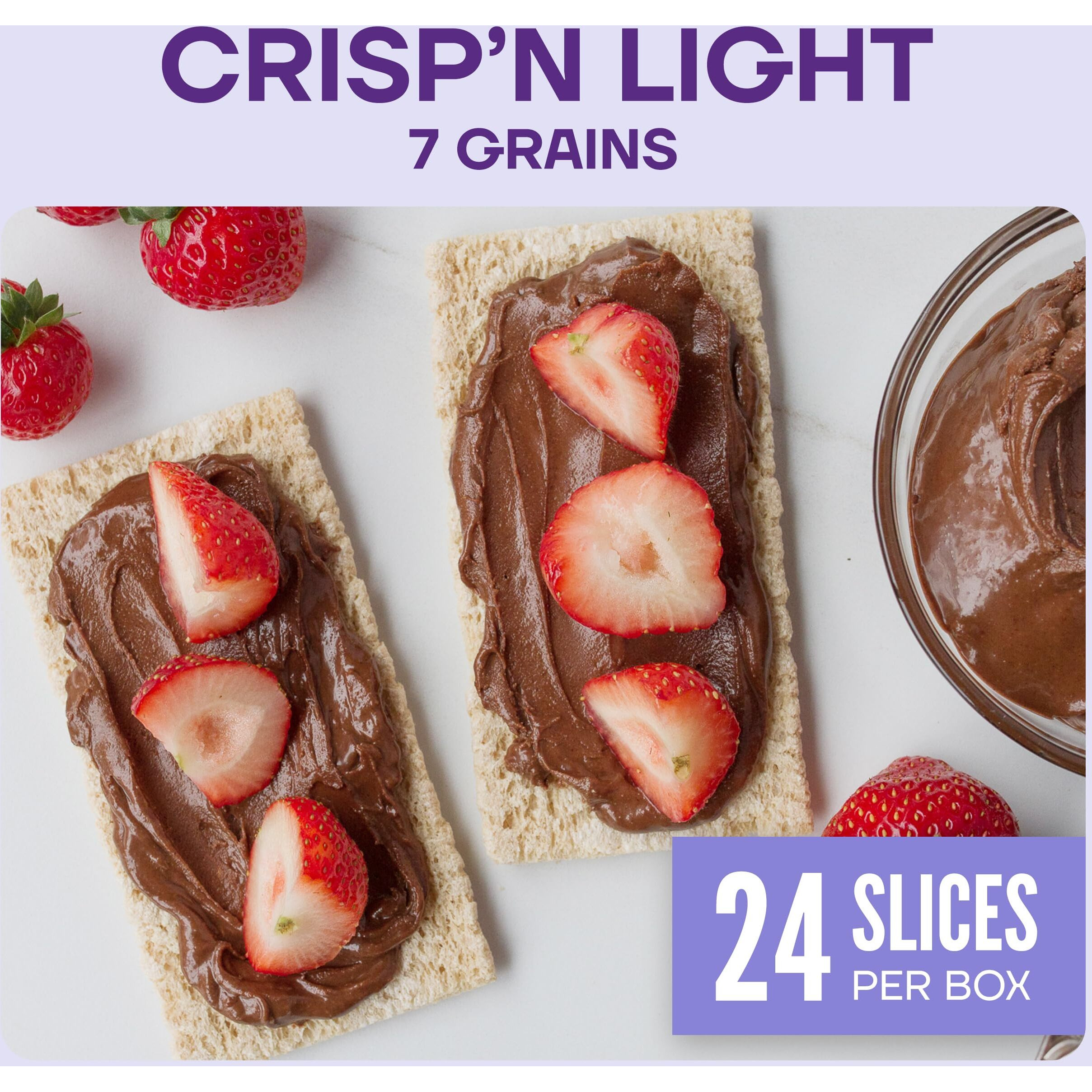 Wasa CrispN Light 7 Grains Crispbread, 4.9 Oz (Pack Of 10), Crackers, Non-Gmo Ingredients, 7 Grain Blend, 20 Calories Per Slice