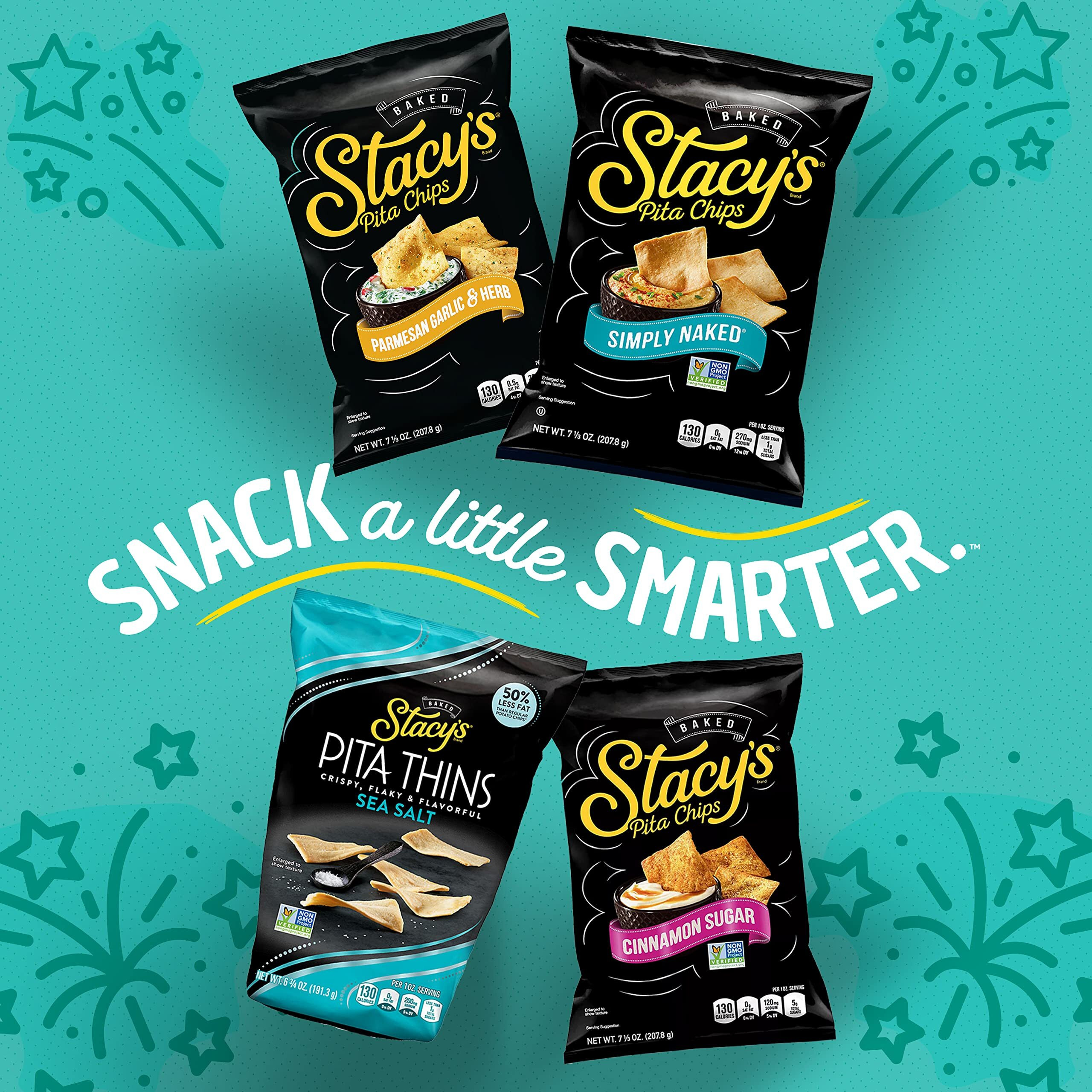 Stacy's Cinnamon Sugar Flavored Pita Chips, 1.5 Ounce (Pack Of 24)