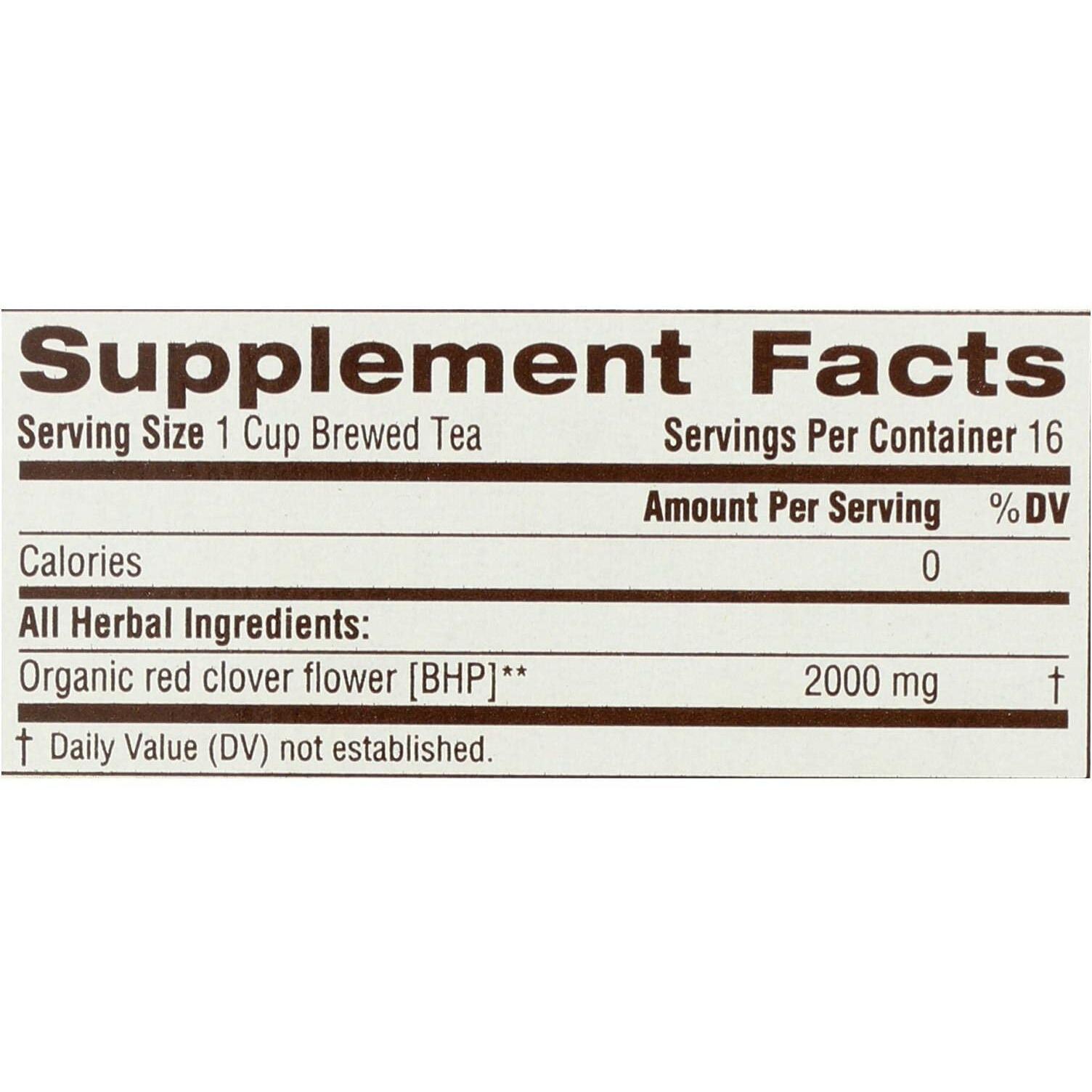 Traditional Medicinals Organic Red Clover Herbal Tea,16 Count (Pack Of 6)