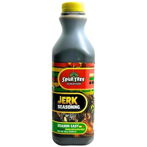 Spur Tree Jamaican Jerk Seasoning - Authentic Caribbean Jerk Seasoning - Jerk Sauce With All-Natural And Fresh Ingredients - Jerk Seasoning Jamaica (35 Oz)
