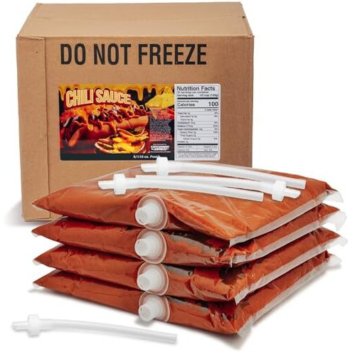 El Nacho Grande Style Bagged Chili-For Gold Medal 5300 And 5301 Dispensers (4-110Oz)