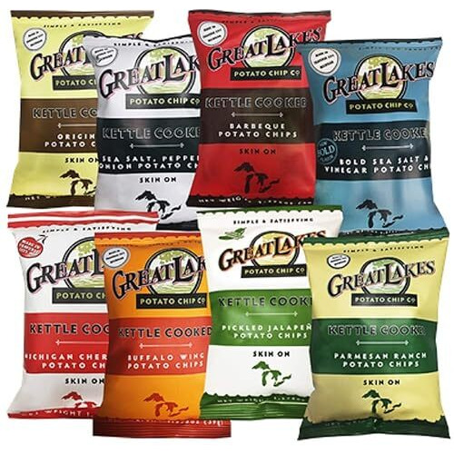 Great Lakes Potato Chips Great Lakes 1.375 Oz. Party Pack Chips