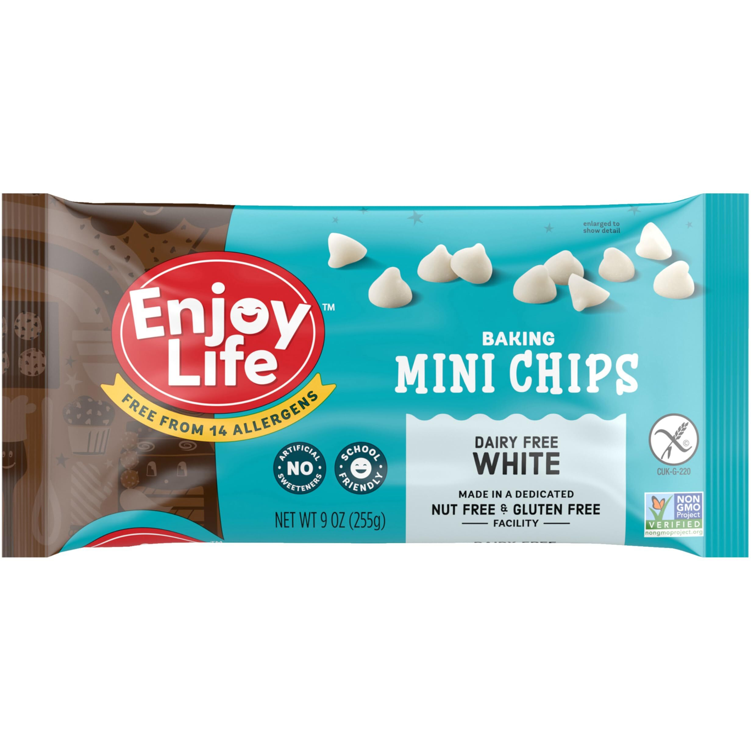 Enjoy Life Baking White Chocolate Mini Chips, 9Oz Bag