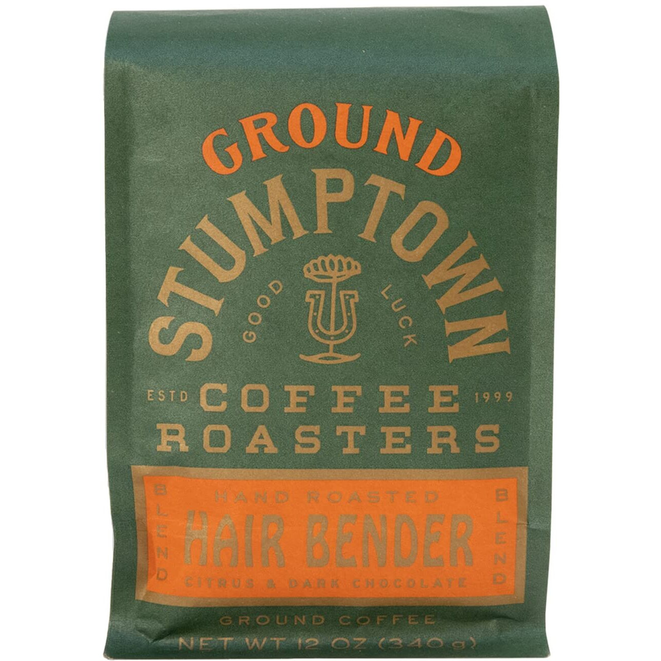 Stumptown Coffee Roasters Medium Roast Ground Coffee Gifts - Hair Bender 12 Ounce Bag Flavor Notes Of Citrus And Dark Chocolate