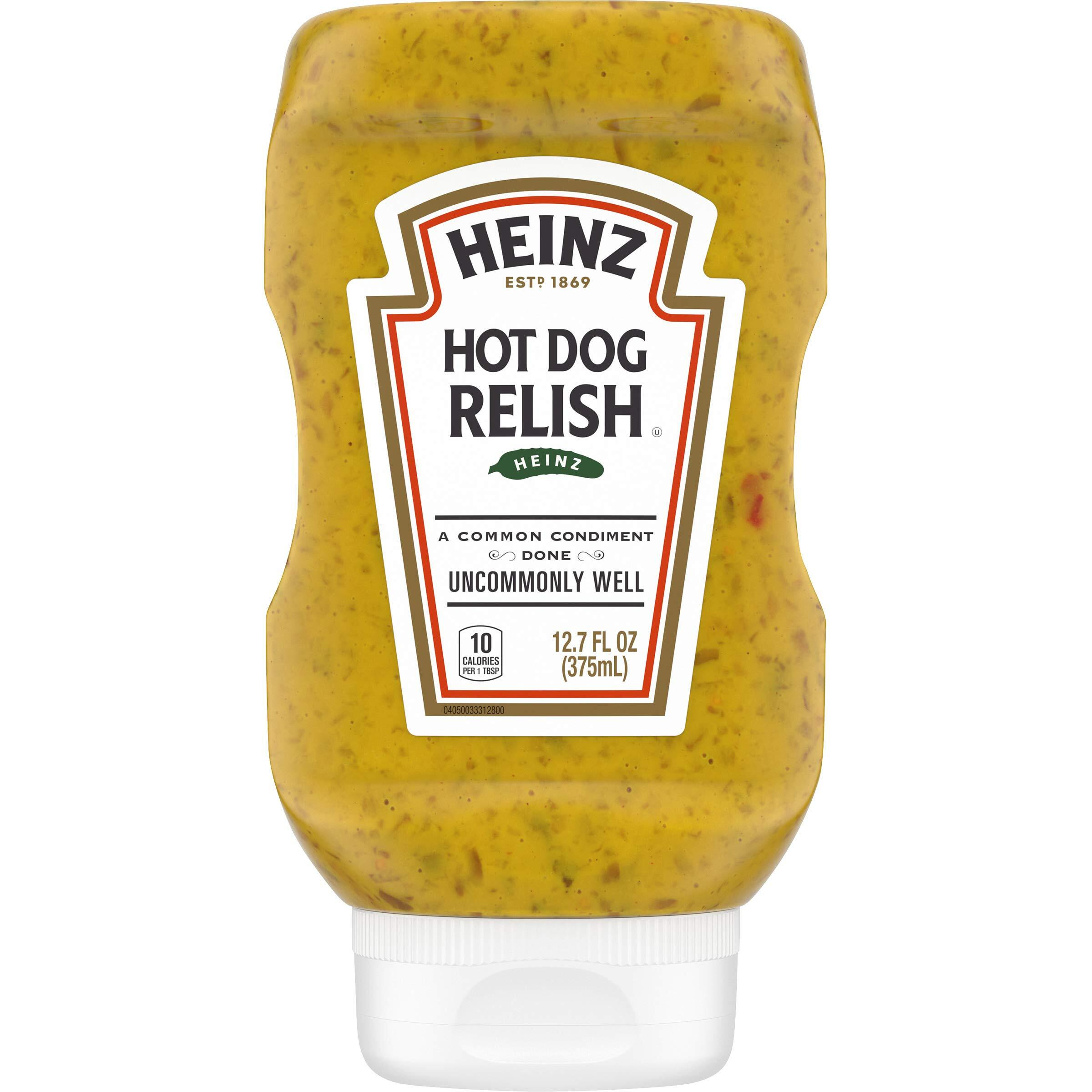 Heinz Hot Dog Relish, 12.7 Fl Oz Bottle