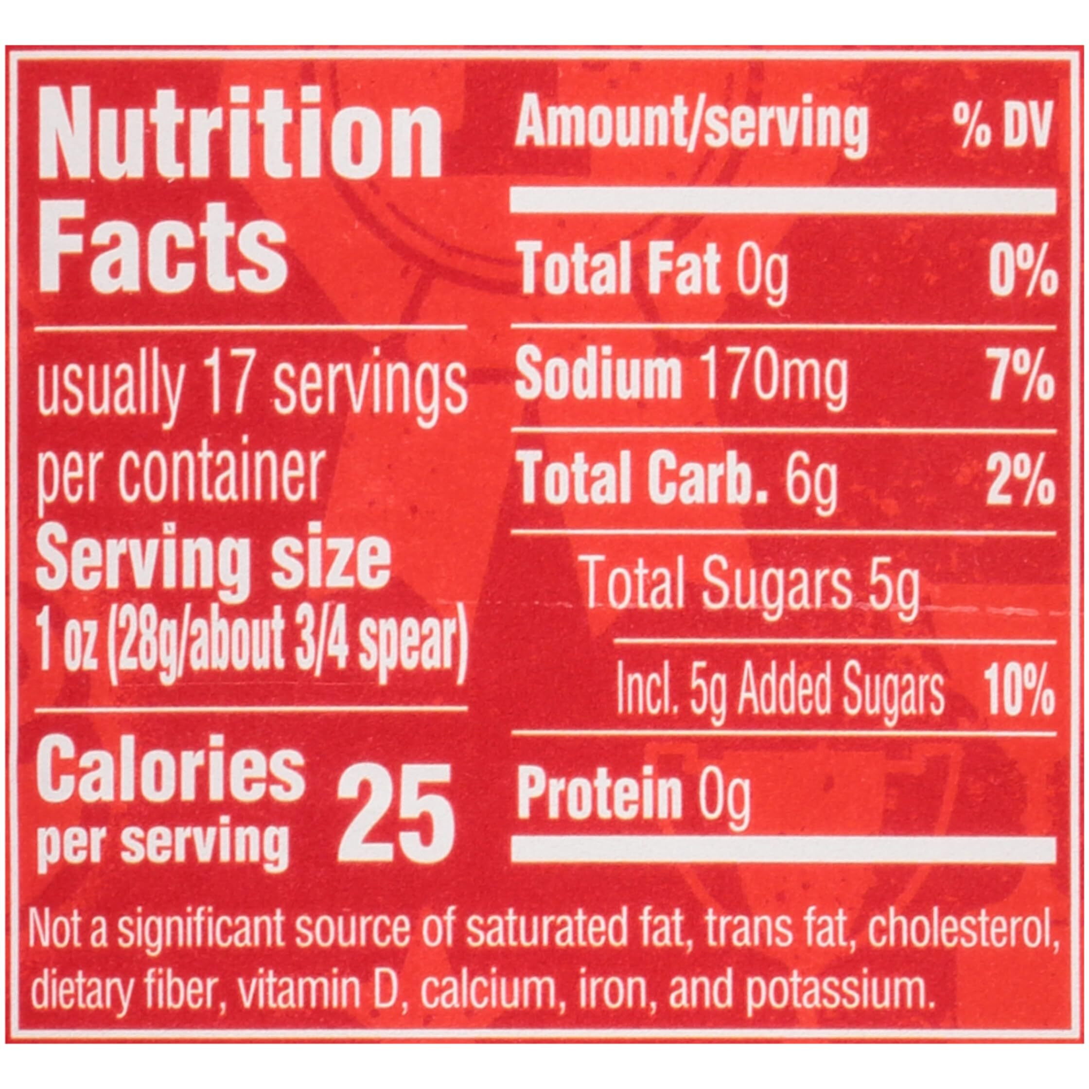 Famous Dave's - 1 Pck Sweet N ' Spicy Pickle Spears (24 Oz.)