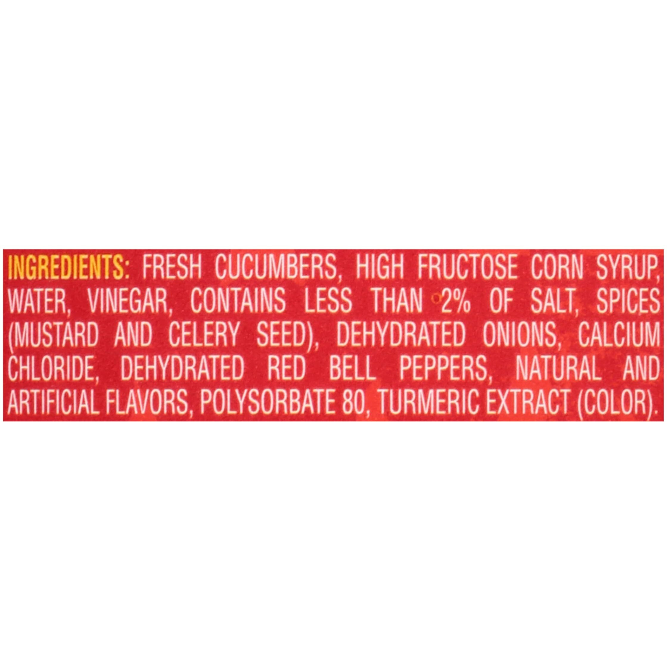 Famous Dave's - 1 Pck Sweet N ' Spicy Pickle Spears (24 Oz.)