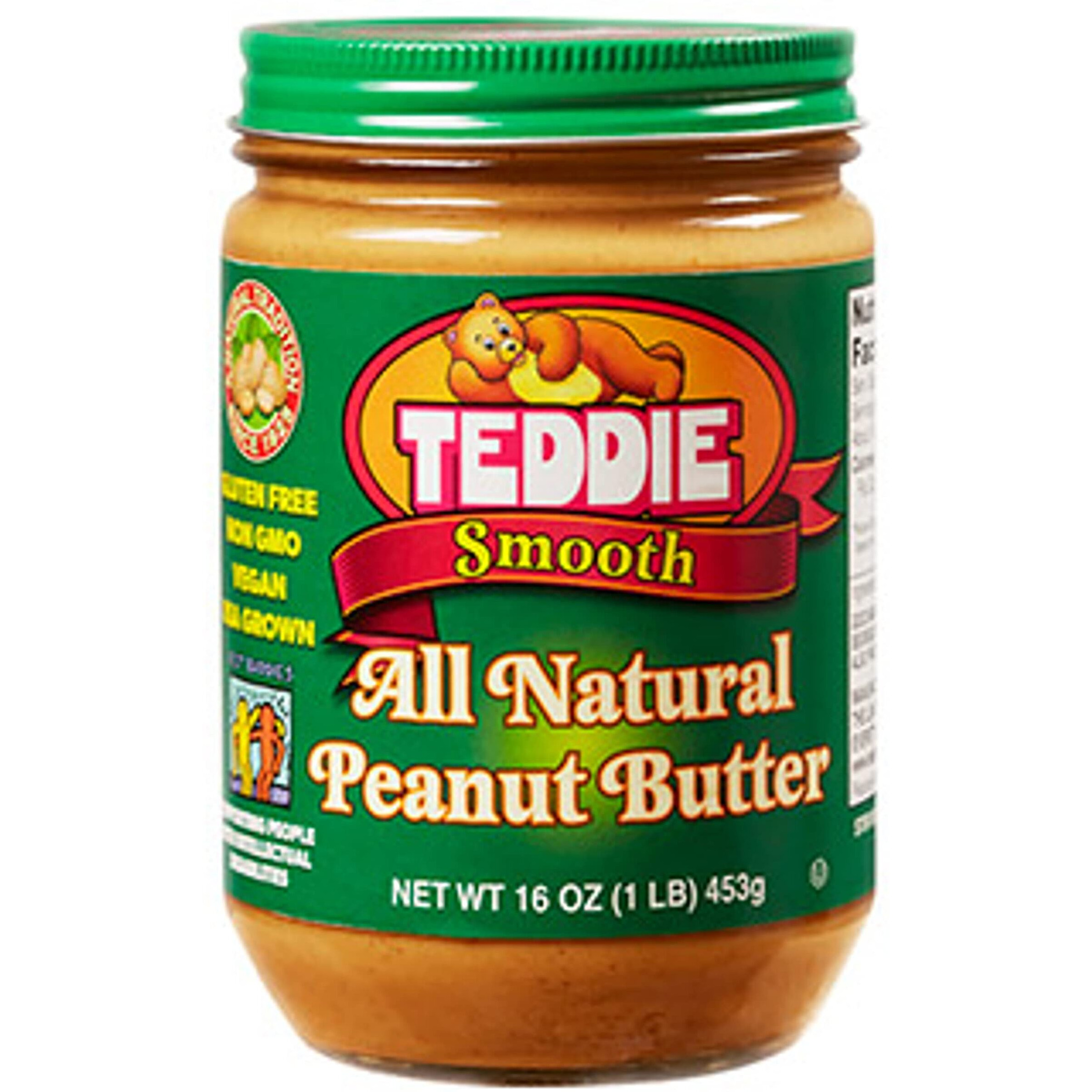 Teddie All Natural Old Fashion Smooth Peanut Butter (Pack Of 3)