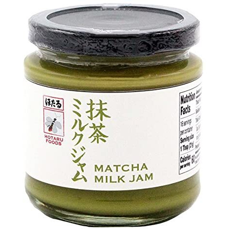 Matcha Milk Jam By Hotaru Foods| Premium Organic Matcha | Spread | Condiment | 8.81 Oz |