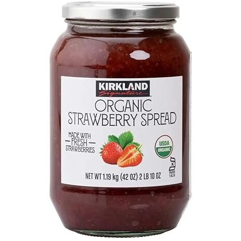 Kirkland Signature Organic Strawberry Spread, 42 Ounce