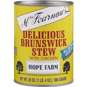 Mrs. Fearnow's Delicious Brunswick Stew With Chicken - 6 / 20 Oz Cans
