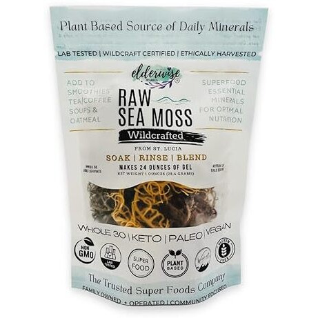 Sea Moss | Rainbow | Makes 24Oz Of Gel | Raw + Non Gmo | Sundried | Wildcrafted