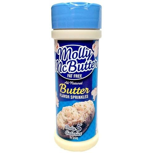 Molly Mcbutter, Natural Butter Flavor Sprinkles, 2Oz Container (Pack Of 3)