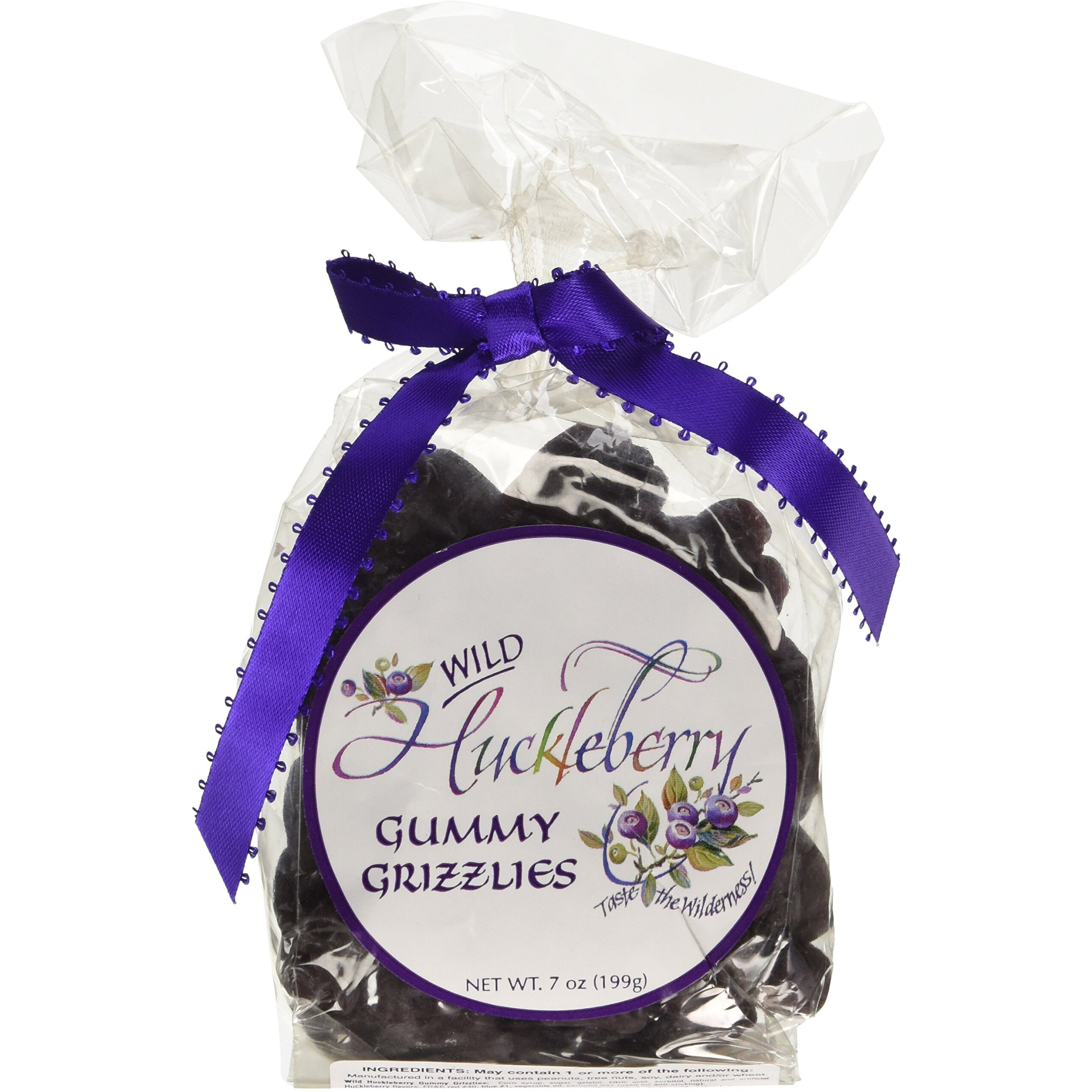 Taste The Wilderness,Wild Huckleberry Gummy Grizzlies, 7Oz