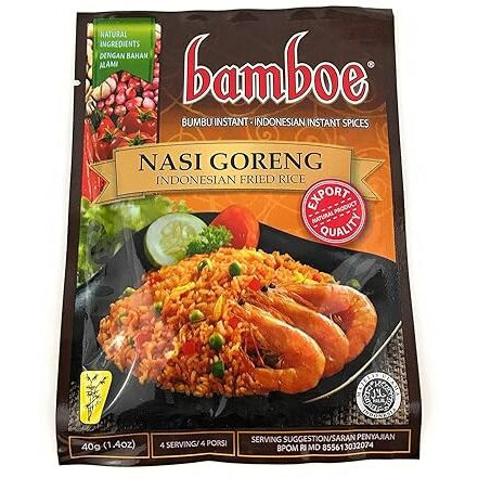 Bamboe - Nasi Goreng - Indonesian Fried Rice - 6 X 1.4 Oz / 40 G / Product Of Indonesia