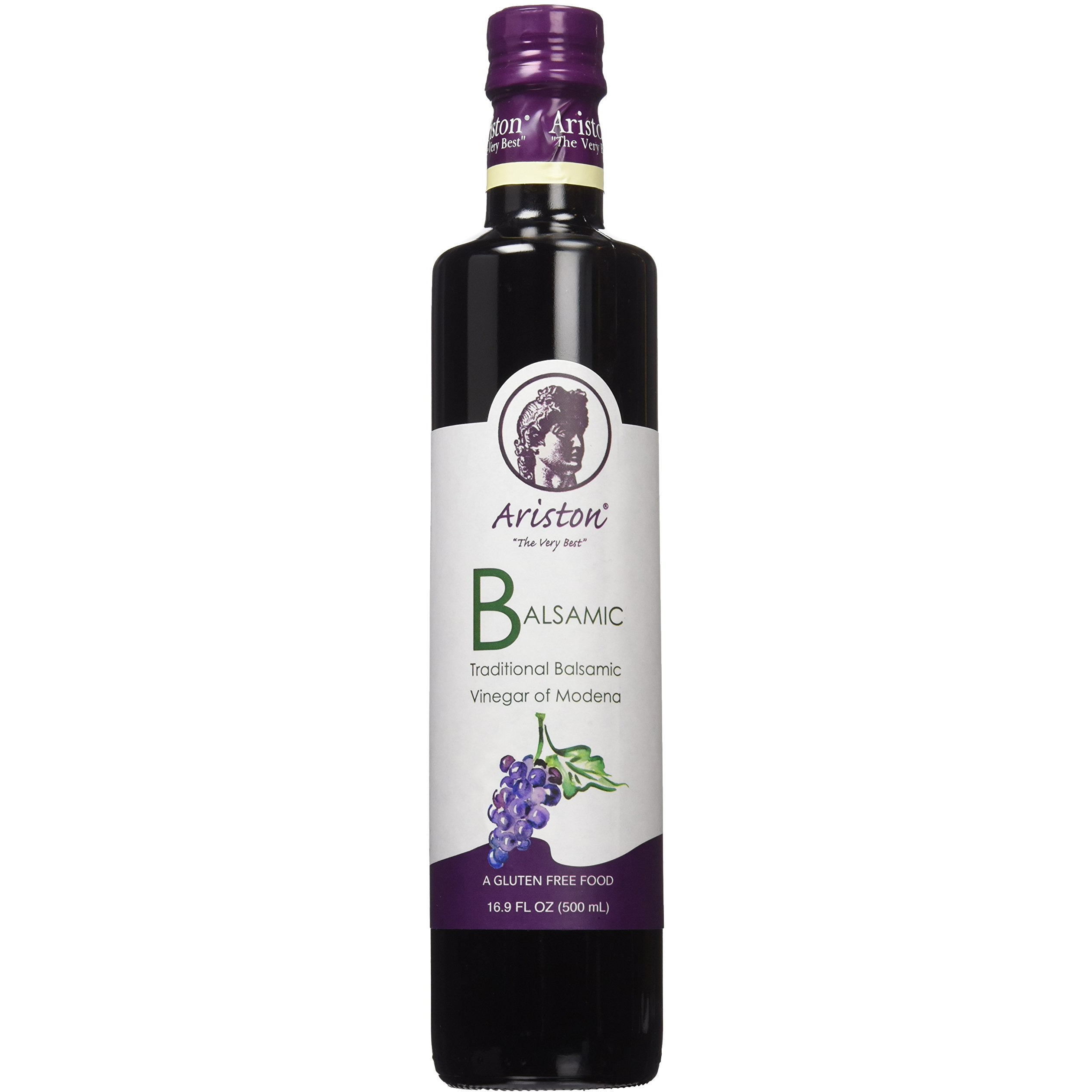 Ariston Specialties ' Traditional Modena Balsamic Premium Vinegar - Aged 500Ml Product Of Italy, Sweet And Thick Balsamic Vinegar From Modena