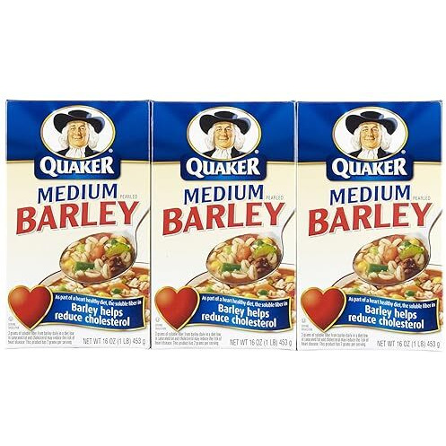Quaker Medium Pearled Barley 16 Oz (Pack Of 3)