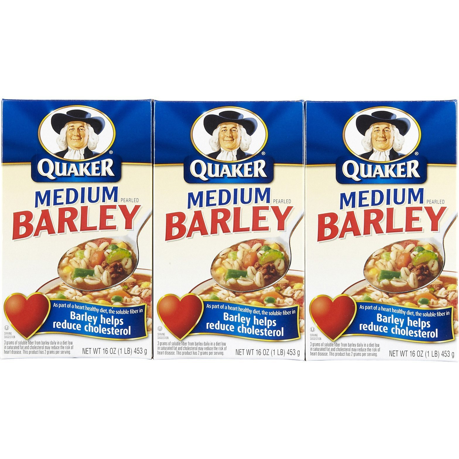 Quaker Medium Pearled Barley 16 Oz (Pack Of 3)