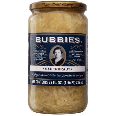 Bubbies Sauerkraut, 25 Fl Oz (Pack Of 2)