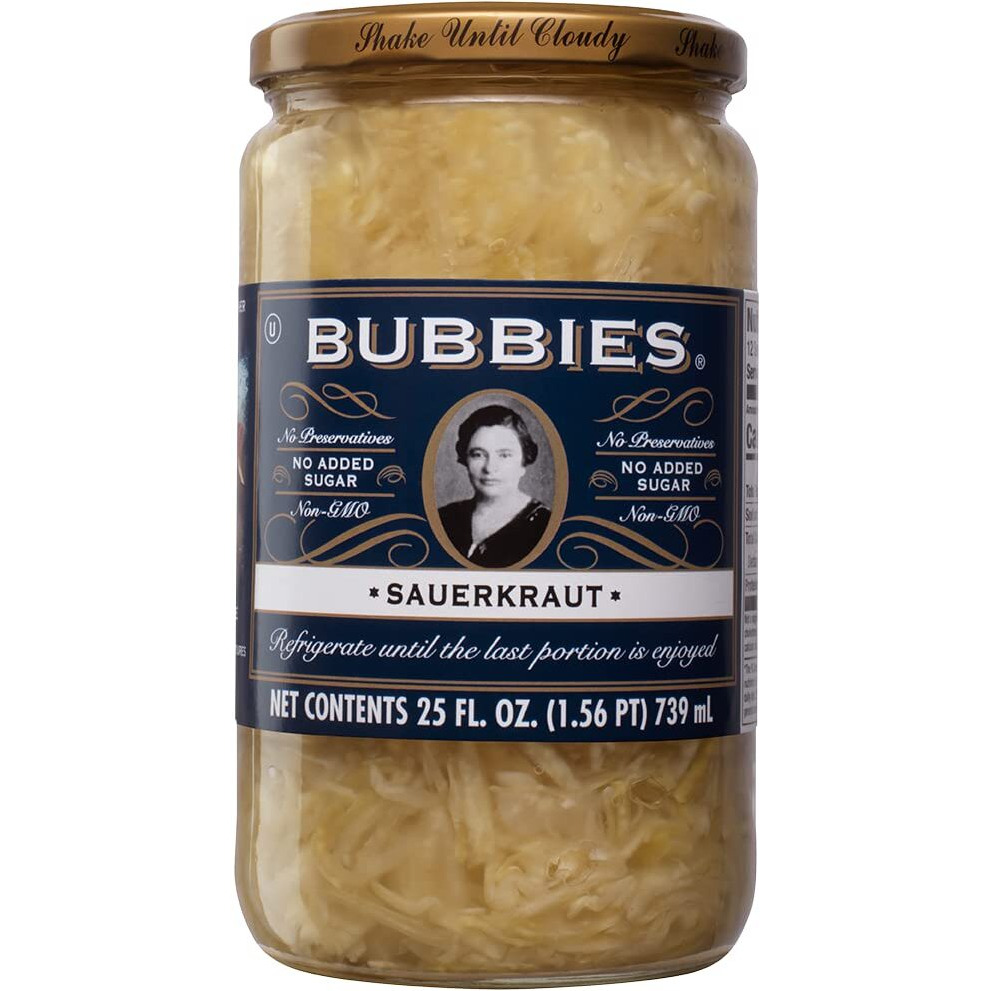 Bubbies Sauerkraut, 25 Fl Oz (Pack Of 2)