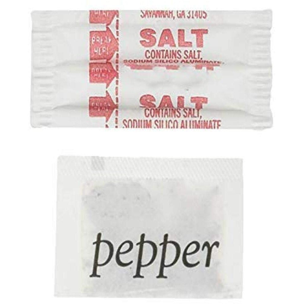 Perfect Stix - Salt And Pepper Packets-200 Salt And Pepper Packets Combo -100 Of Each (200 Total Packets)