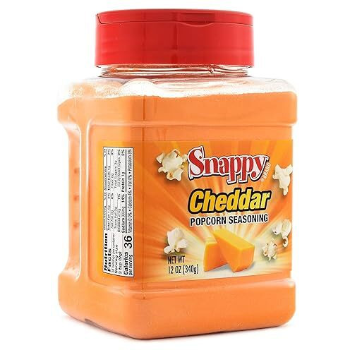 Snappy Cheddar Cheese Popcorn Seasoning, 12 Oz