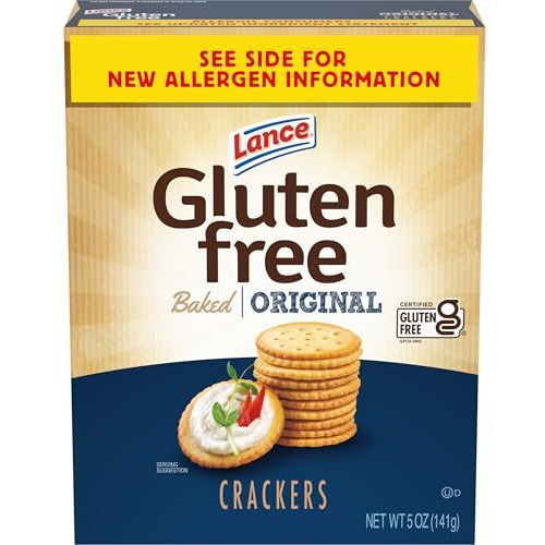 Lance Gluten Free Crackers, Original Baked, 5 Oz Box
