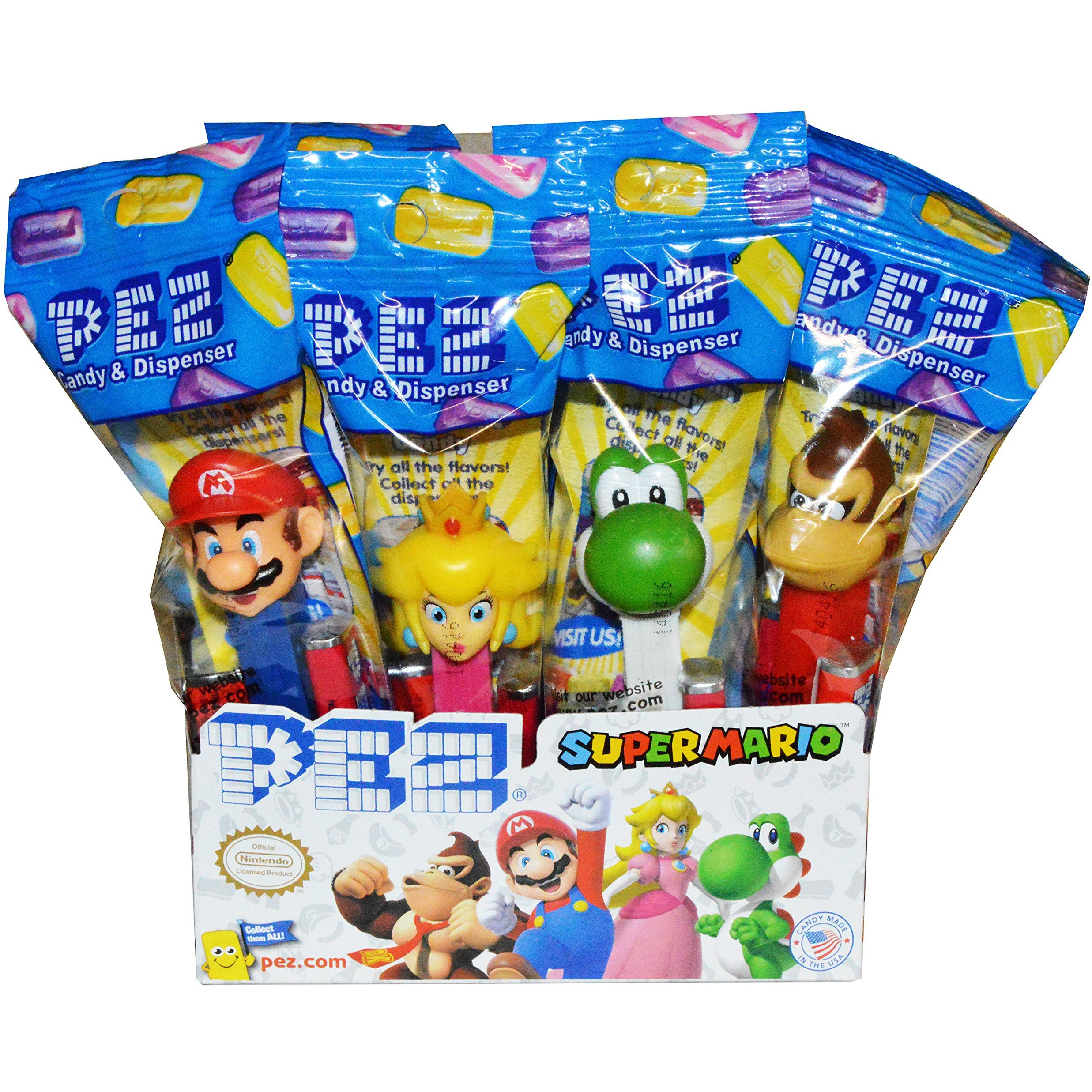 Pez Nintendo Super Mario Dispensers (12 Pack)