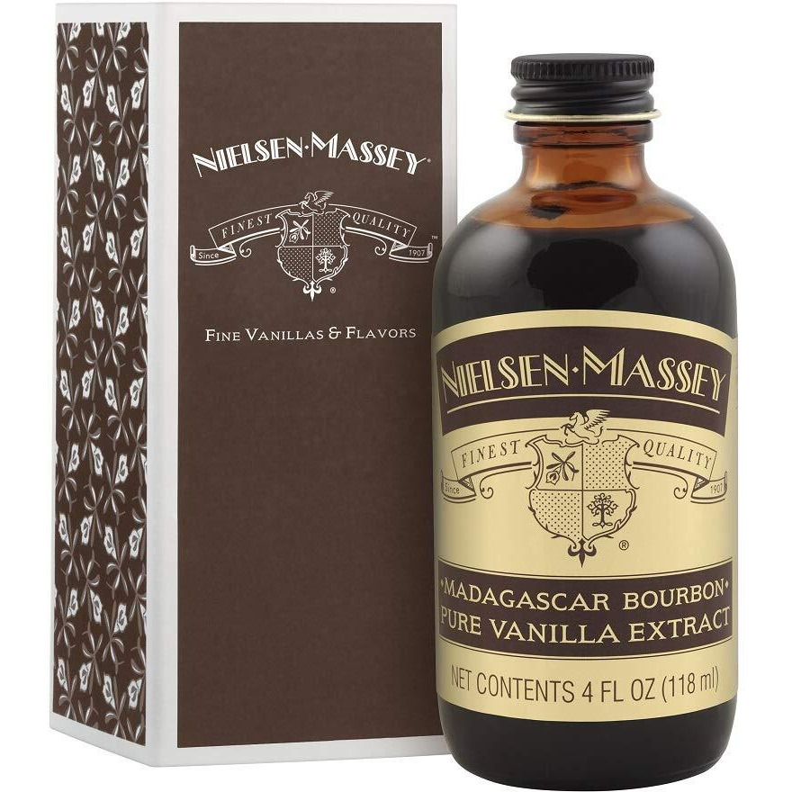 Nielsen-Massey Madagascar Bourbon Pure Vanilla Extract 4 Ounces