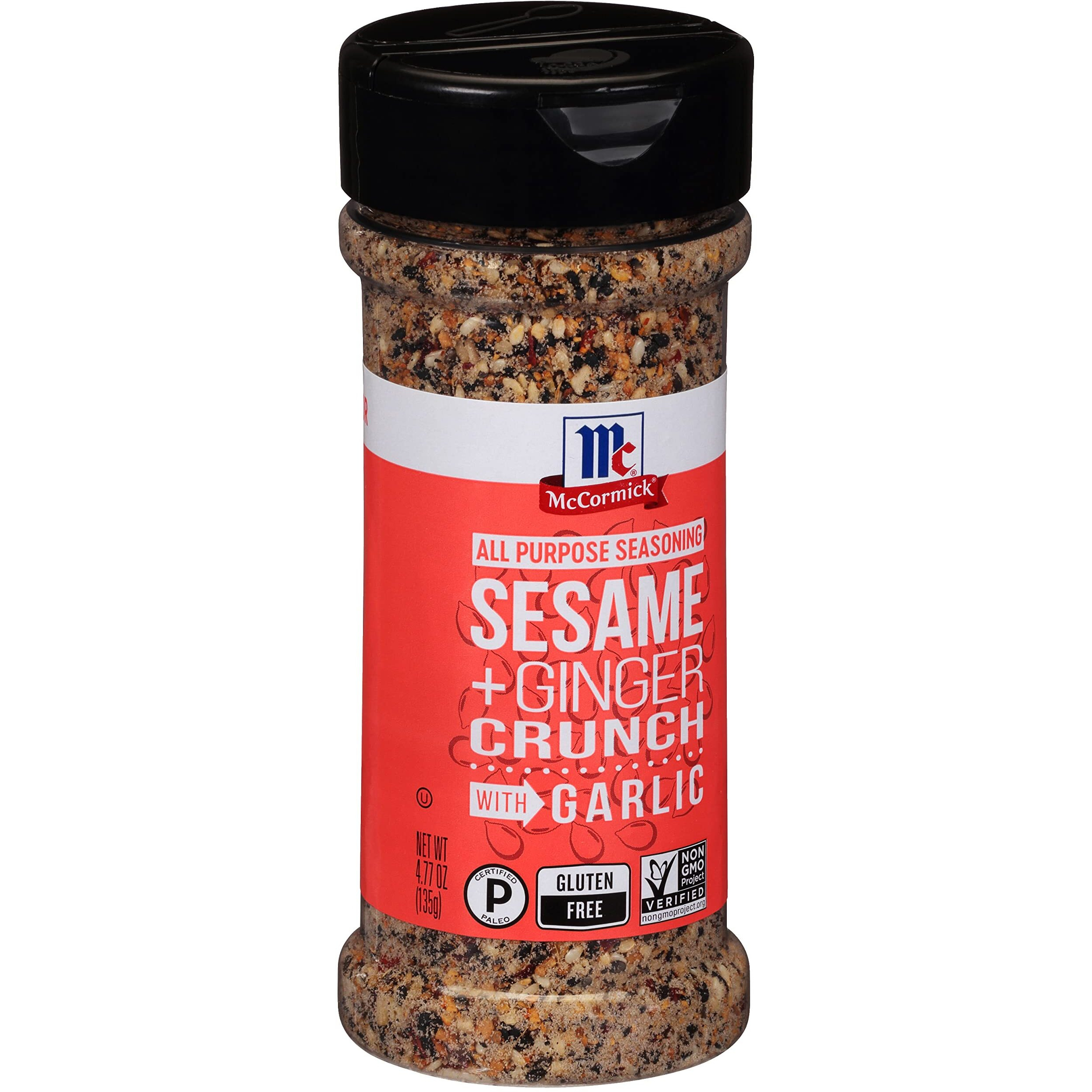 Mccormick Sesame And Ginger Crunch With Garlic All Purpose Seasoning, 4.77 Oz
