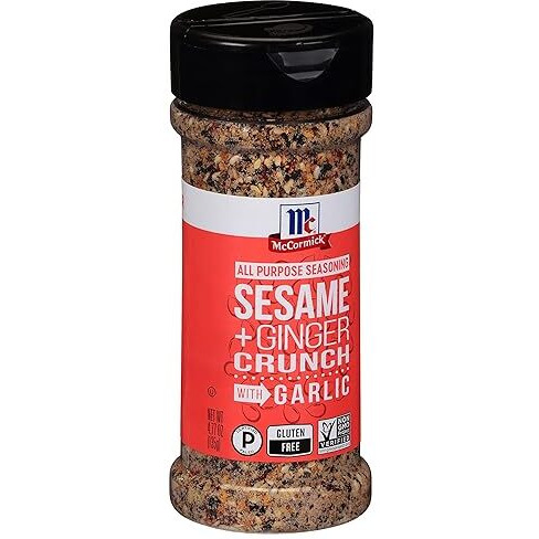 Mccormick Sesame And Ginger Crunch With Garlic All Purpose Seasoning, 4.77 Oz