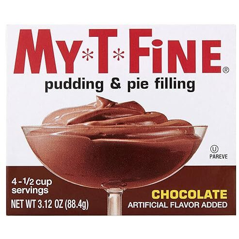 My-T-Fine Pudding & Pie Filling Mix, Chocolate, 3.12 Oz (Pack Of 6)