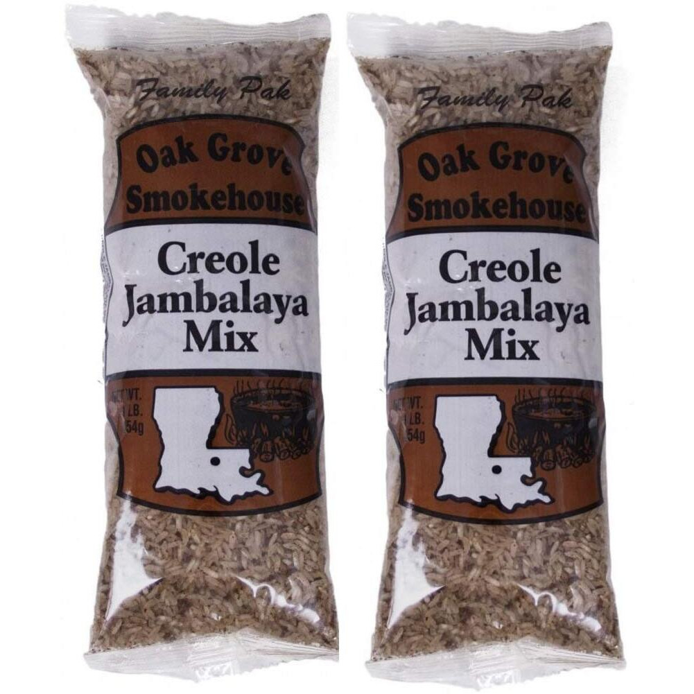 Oak Grove Creole Jambalaya Mix Family Pak Size - 16 Ounces (Pack Of 2)