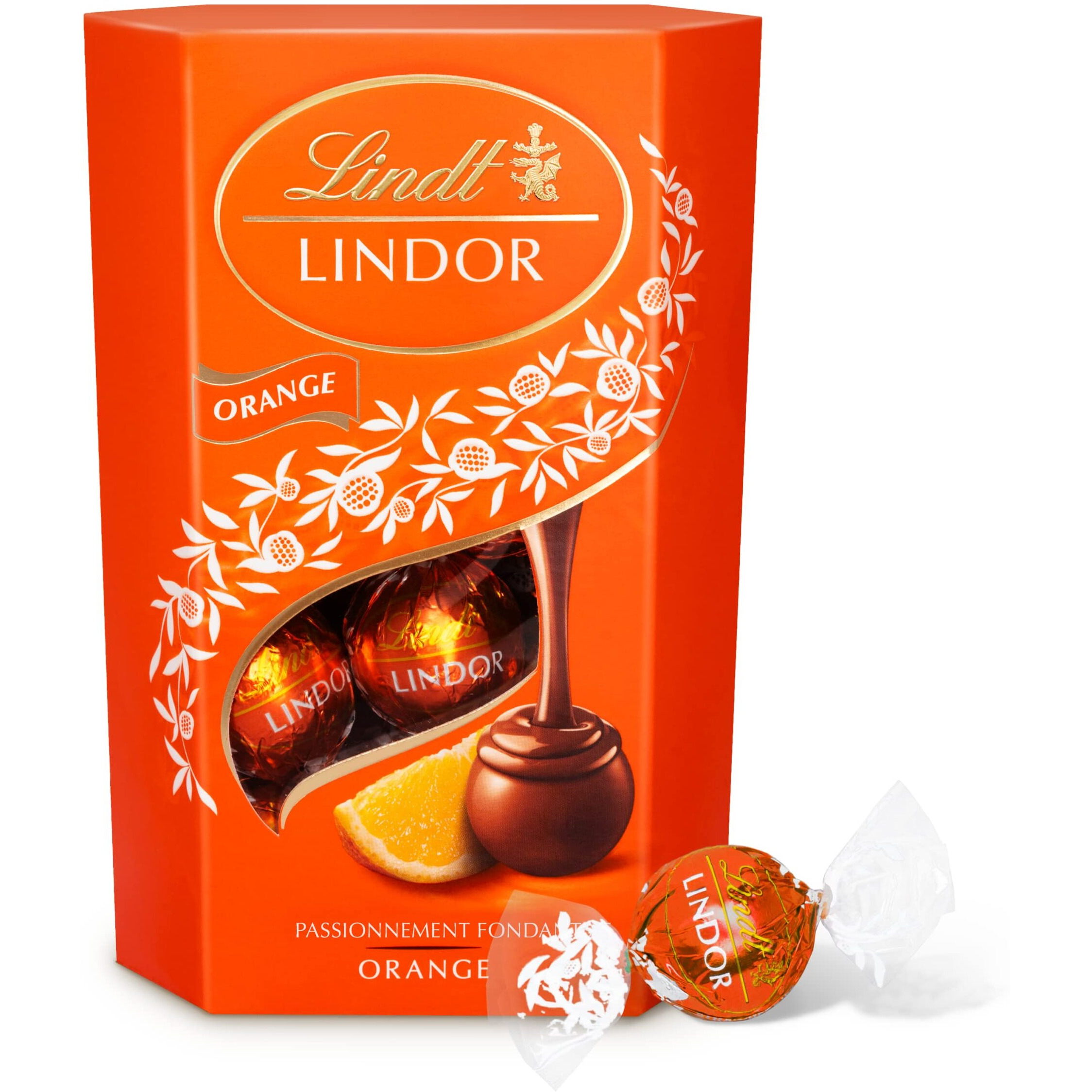 Lindt Lindor Milk Orange 200G