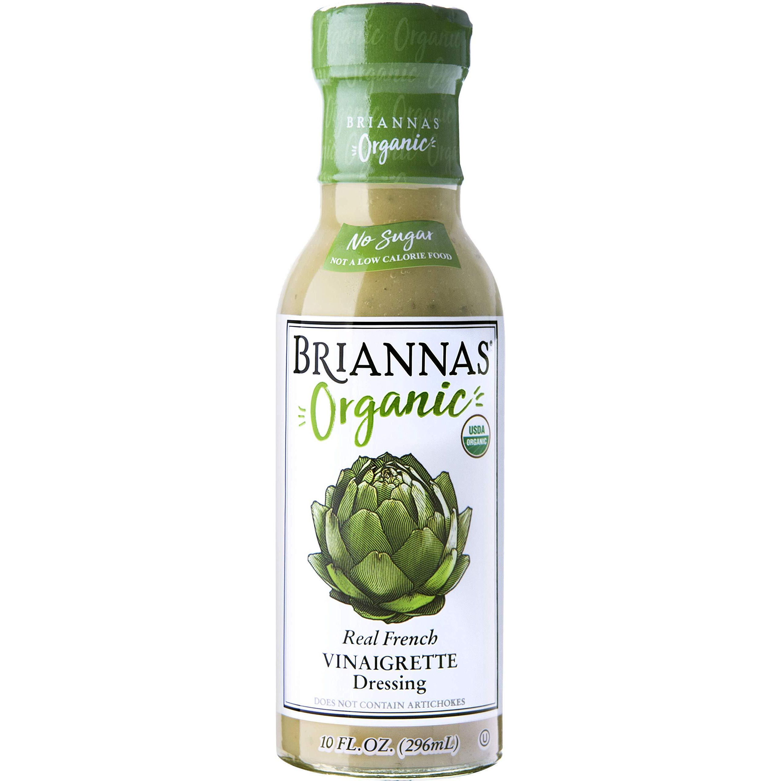 Briannas Organic French Vinaigrette Dressing 10 Fz