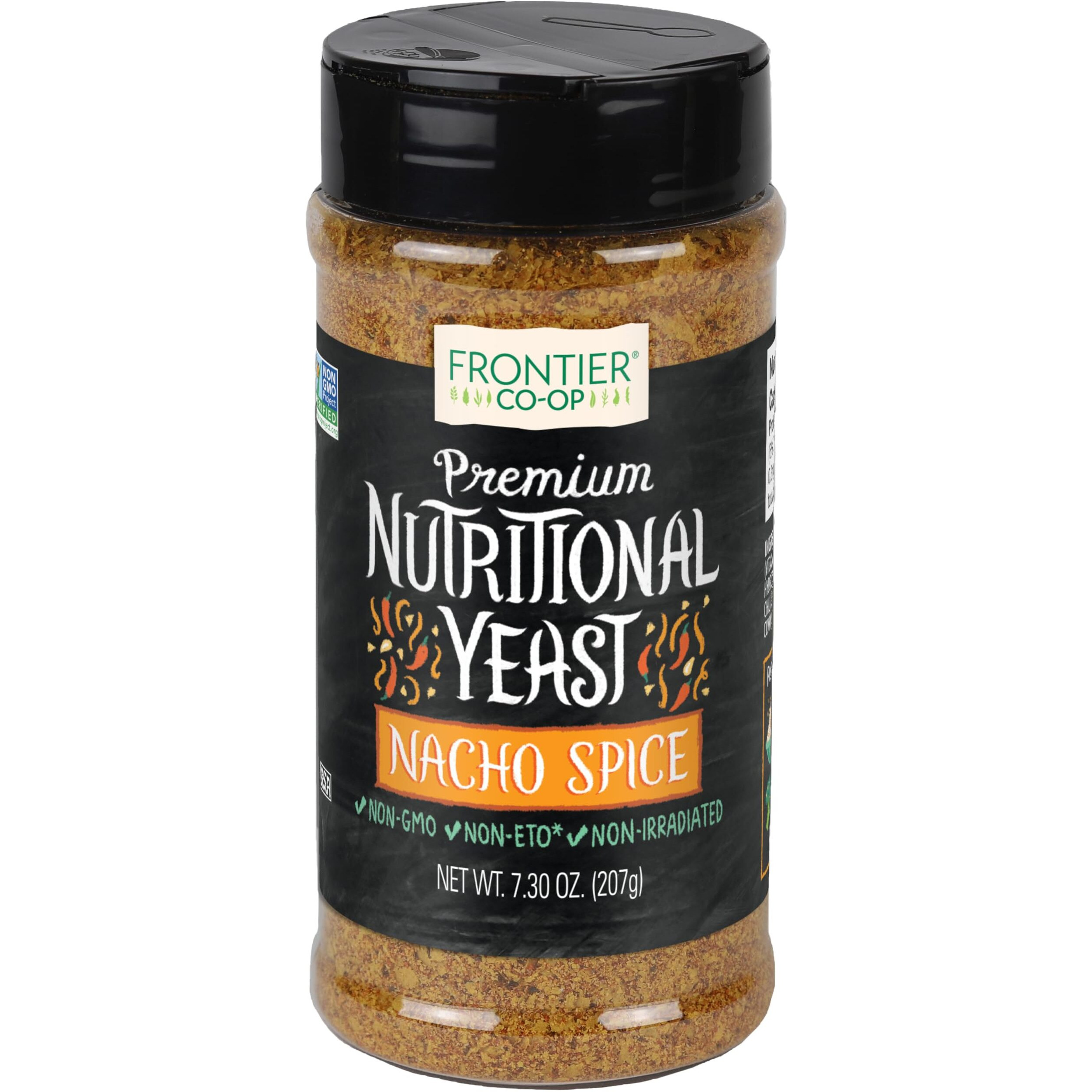 Frontier Nacho Spice Nutritional Yeast, 7.3 Oz