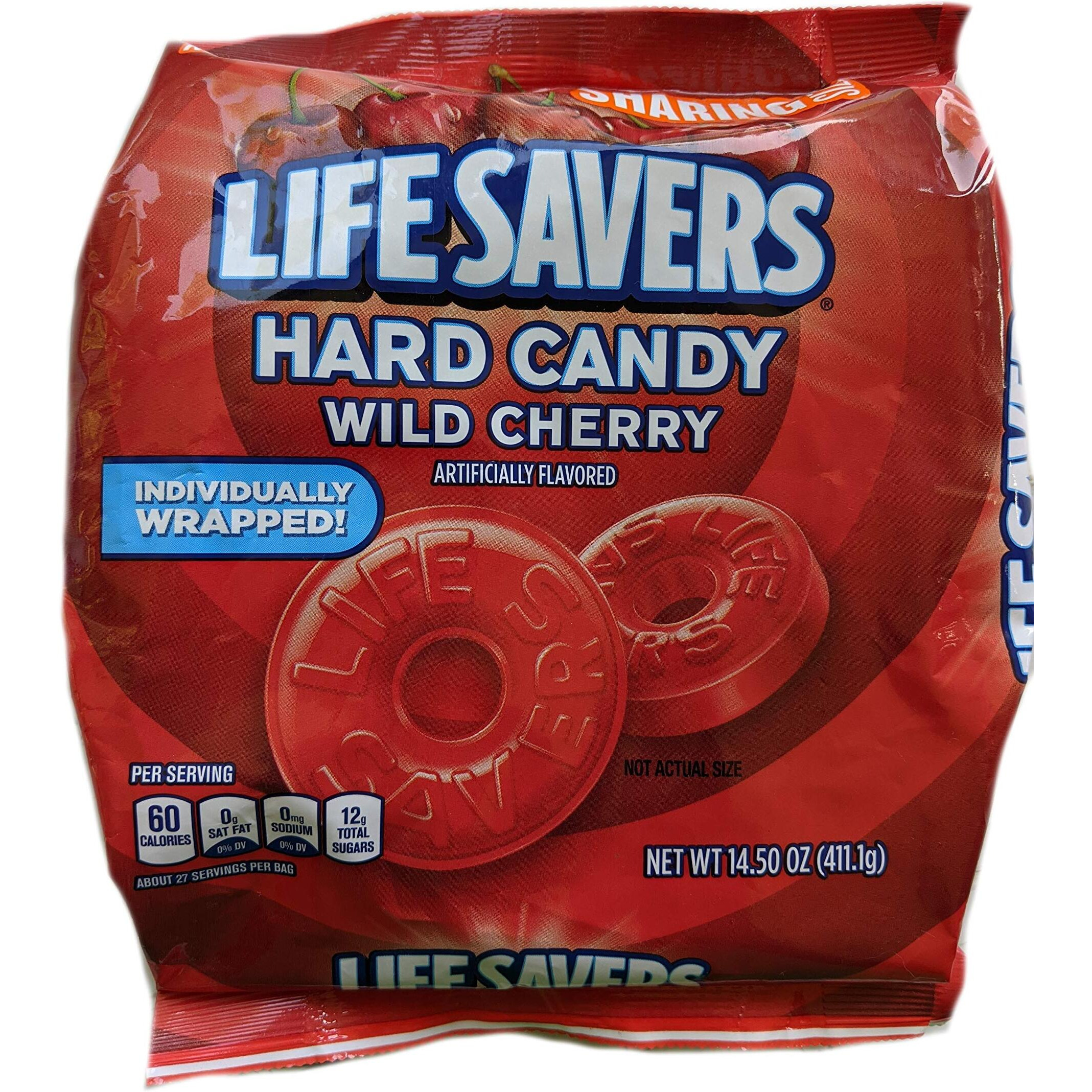 Lifesavers Cherry 14.5 Ounce Bag Individually Wrapped Candy