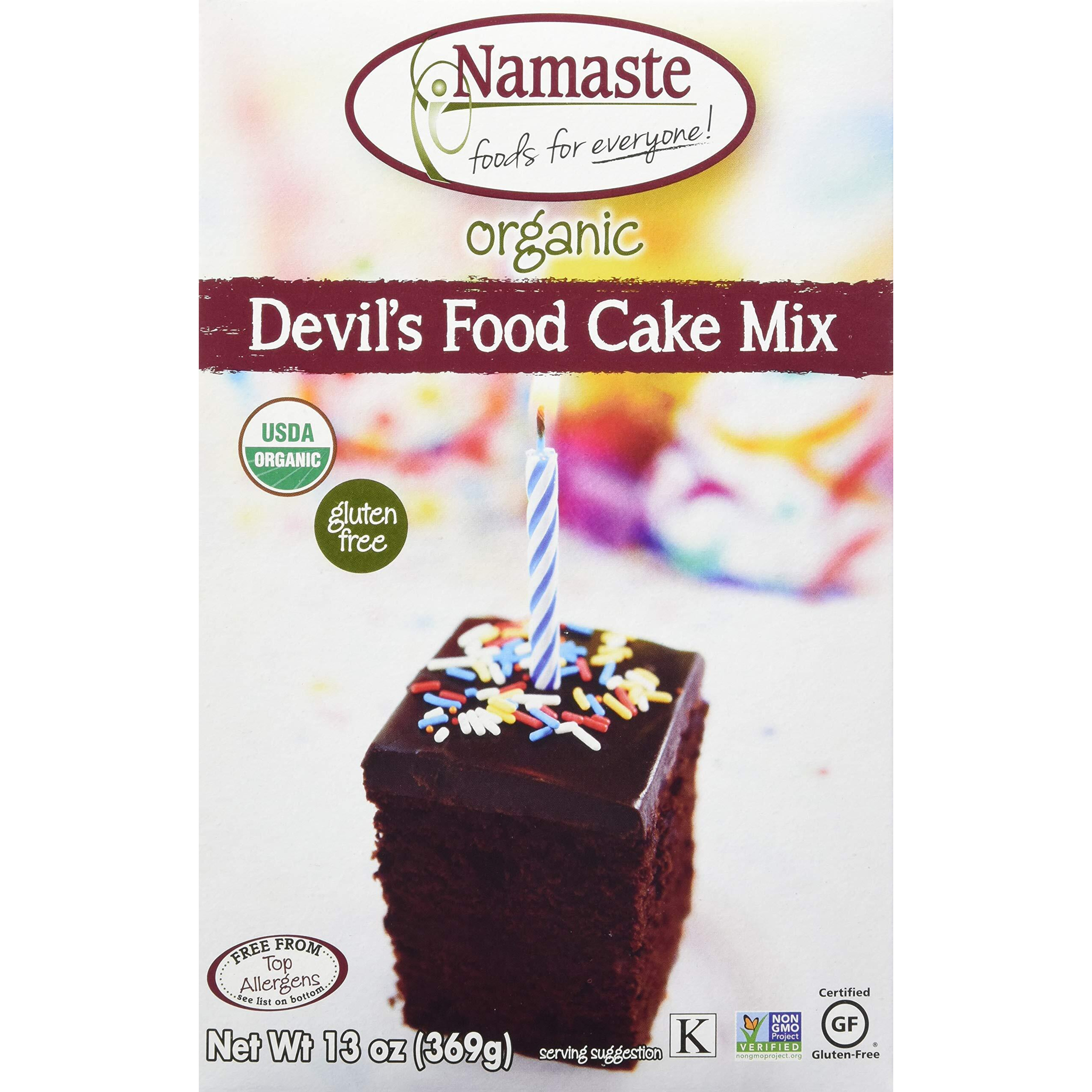 Namaste Foods Organic Gluten Free Devils Food Cake 13 Ounces - Allergen Free