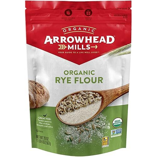 Arrowhead Mills Organic Rye Flour, 20 Ounce