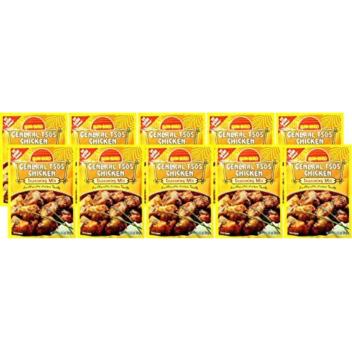 Sunbird General Tsos Chicken Seasoning Mix 1.14 Ounce Packet (Pack Of 10)