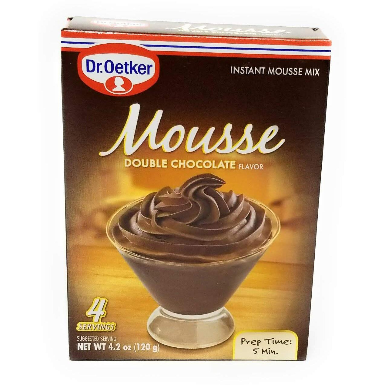 Dr Oetker Double Chocolate Mousse 4.2-Ounce (Pack Of 6)