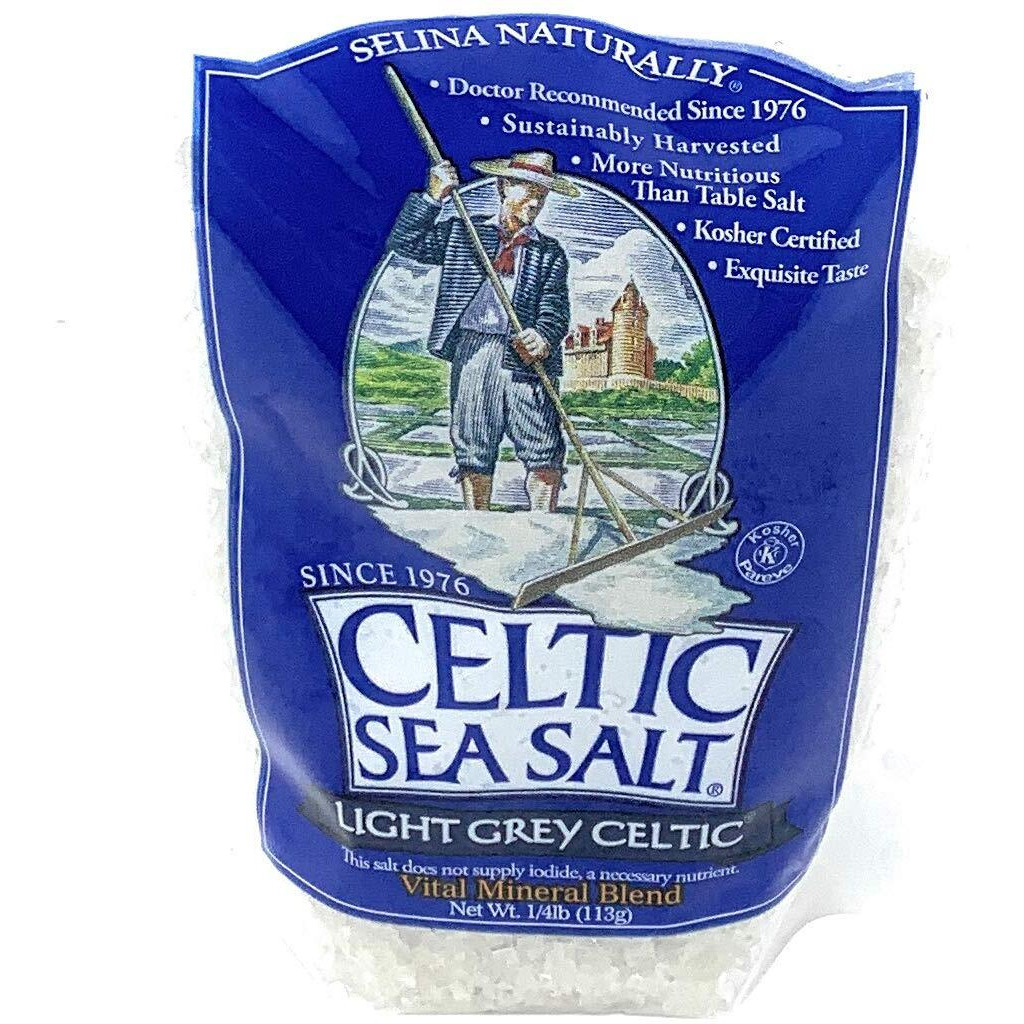 Celtic Sea Salt Light Grey Coarse Salt, 1/4 Pound, 4 Oz