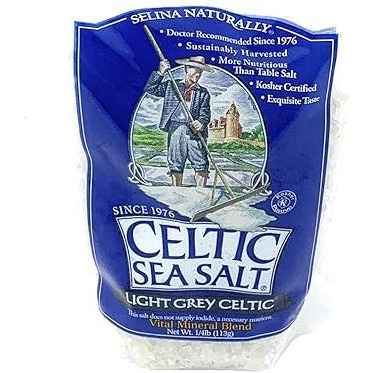 Celtic Sea Salt Light Grey Coarse Salt, 1/4 Pound, 4 Oz