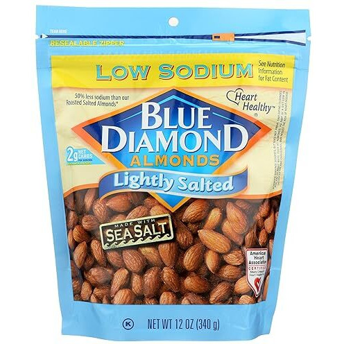 Blue Diamond Lightly Salted Almonds, 12 Oz